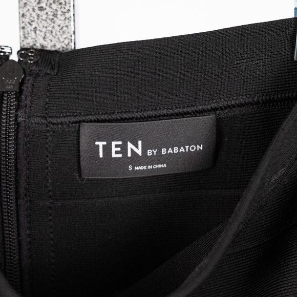 Ten Babaton Aritzia Women's Stretch Pencil Skirt SMALL Classic Black Minimalist - Picture 6 of 6